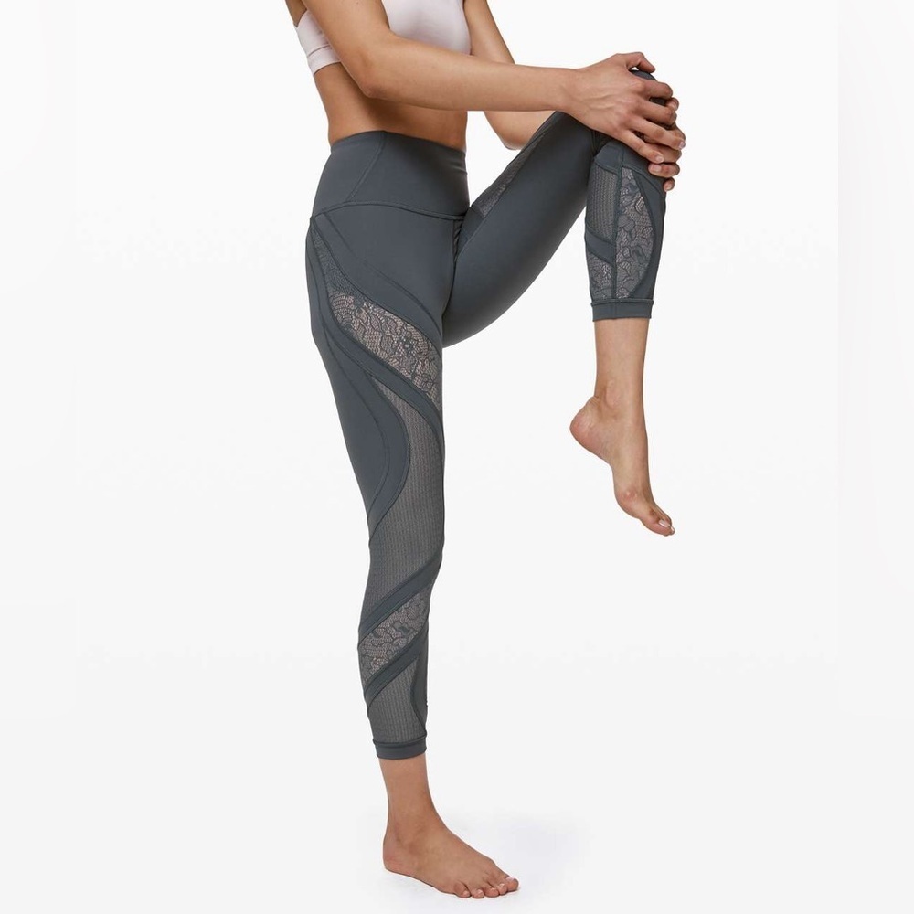 Lululemon Wunder Under High-Rise Tight 25” Lace Nightcap Leggings Size 6